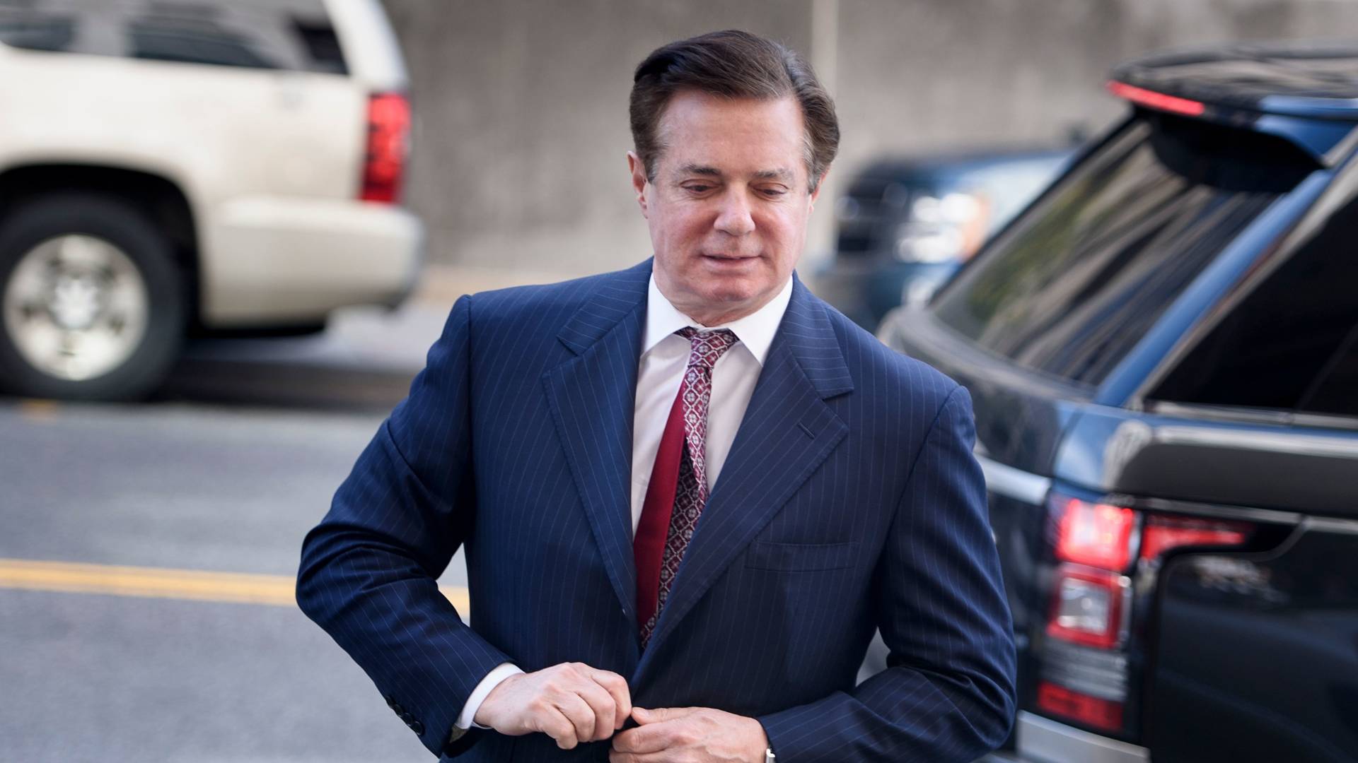 A latest superseding criminal information released on Friday distilled the charges against Paul Manafort down to two — conspiracy against the United States and conspiracy to obstruct justice. Brendan Smialowski/AFP/Getty Images