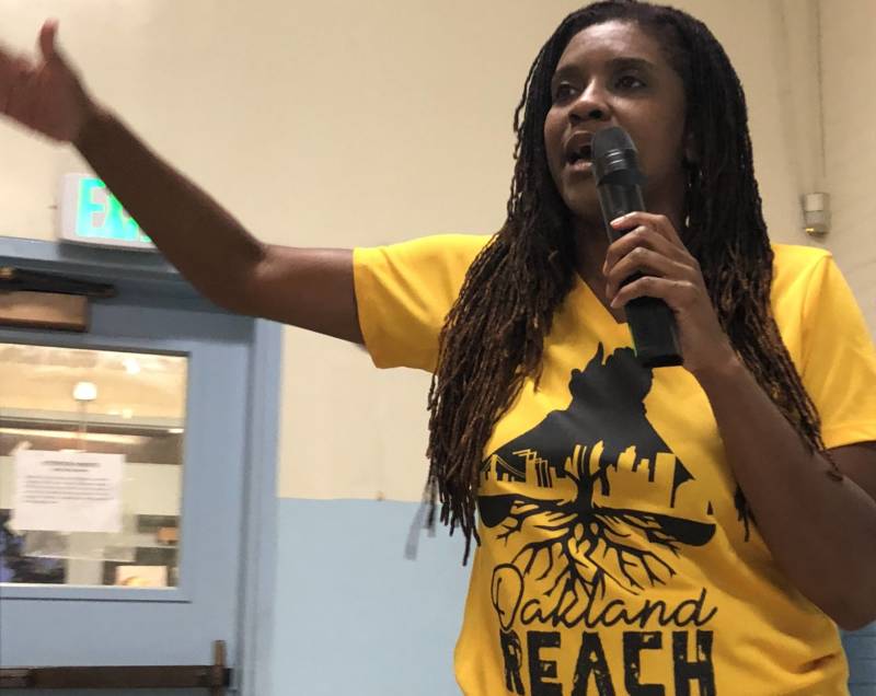 Oakland Reach founder Lakisha Young tells parents in low-performing schools to advocate for their kids.