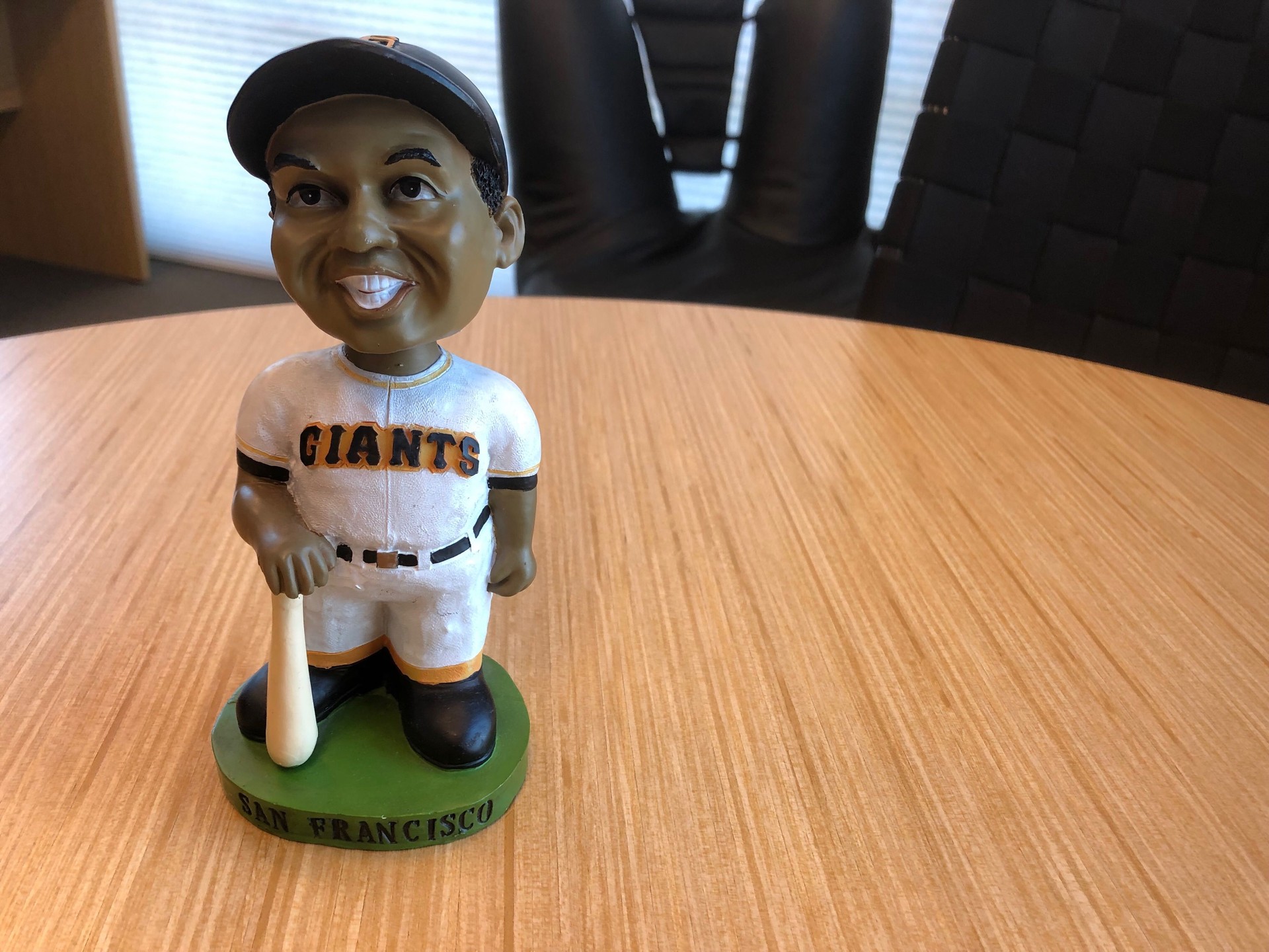 RIDING IN A CAR SGA WILLIE MAYS BOBBLE HEAD 60TH ANNIVERSARY OF GIANTS 
