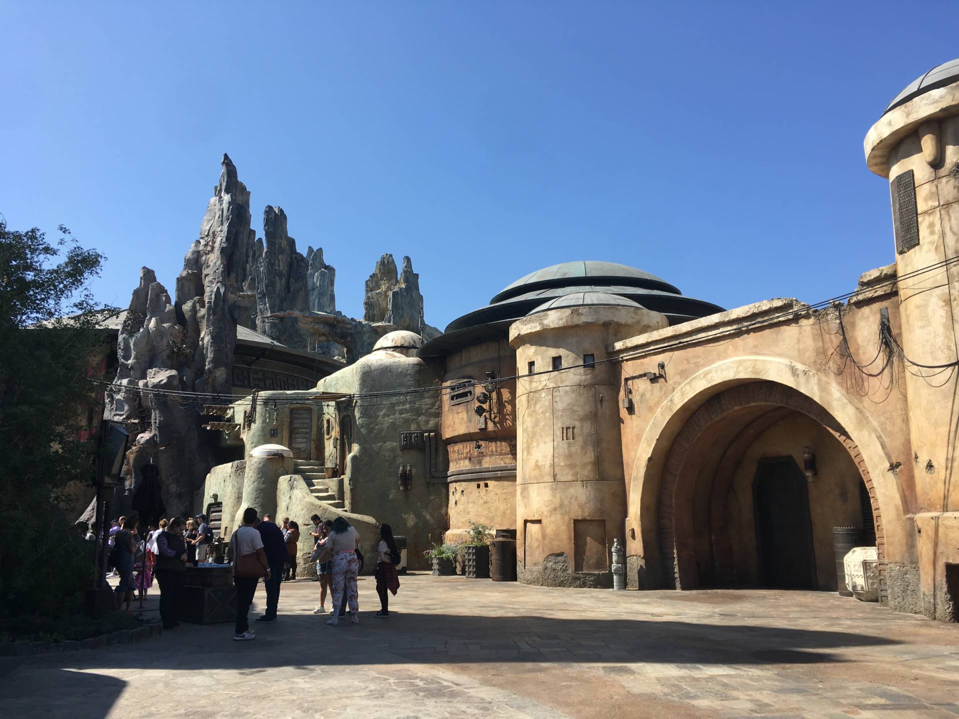 Galaxy's Edge takes place on the fictional planet of Batuu, a remote trading outpost. Michelle Wiley/KQED