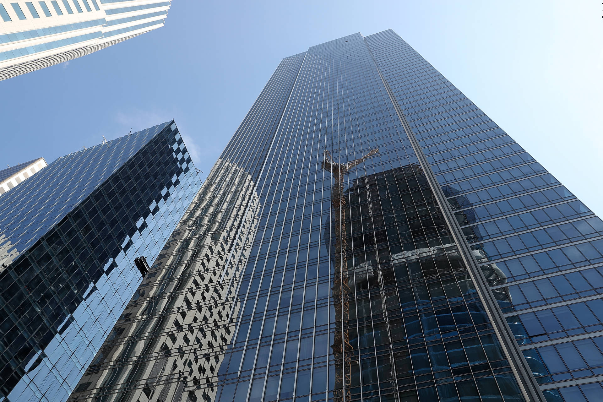 The Millennium Tower in downtown San Francisco, a luxury high-rise, is both sinking and tilting. Justin Sullivan/Getty Images