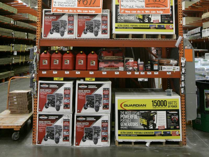 Portable generator sales fluctuate yearly based on weather-related power outages, but demand remains high. Since 2007, all portable generators have been required to include labels warning about carbon monoxide poisoning.