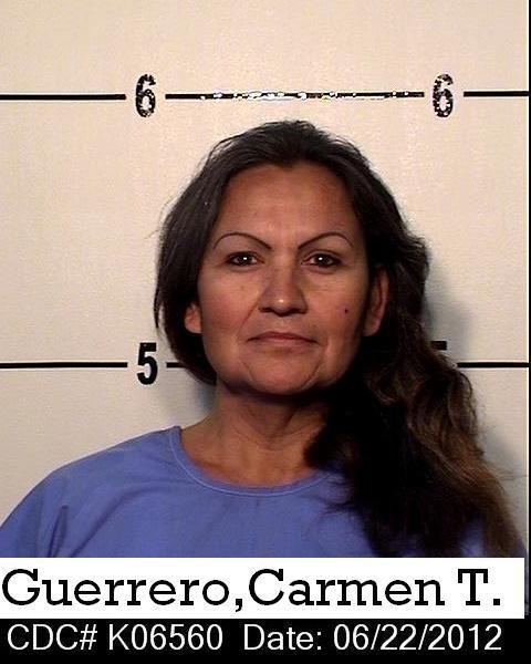 A prison photo of Carmen Guerrero, a transgender woman killed by her cellmate at Kern Valley State Prison in late 2013. Her cellmate, Miguel Crespo, was sentenced to death in her murder in December 2019. Her family said in court that they didn't have any photos of Carmen because they were lost in a house fire.