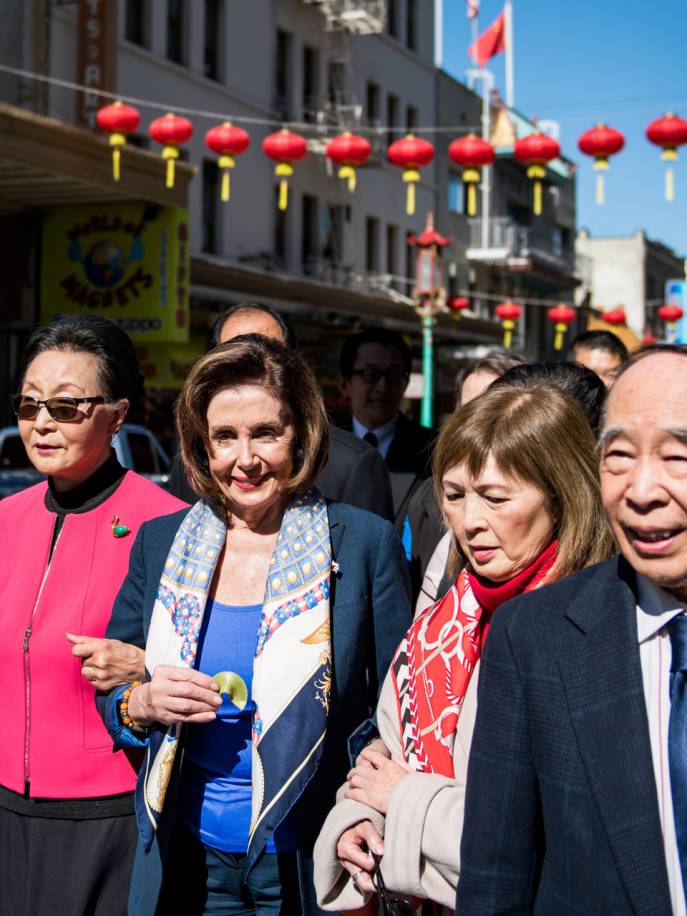 Pelosi Lunches in SF Chinatown, Lending Support to Businesses Amid  Coronavirus Fears | KQED