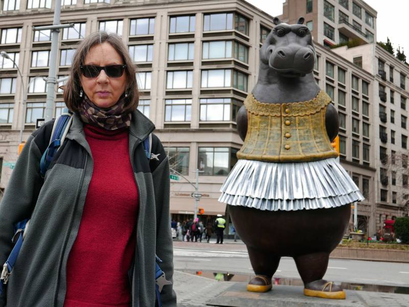Hippos had a special place in Patricia Yollin's heart. The late KQED editor, who died Feb. 22 in Berkeley, had a collection of 200 hippopotamus figures, statuettes and stuffed animals.