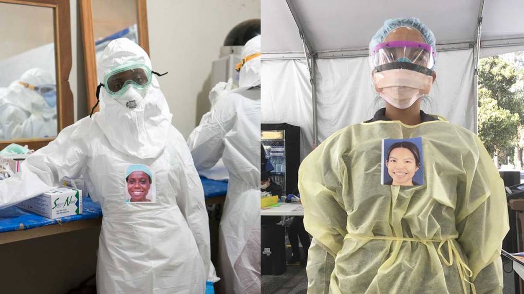 From Ebola to Coronavirus — A Simple Practice of Sticker-Photo Portraits for Health Care Workers