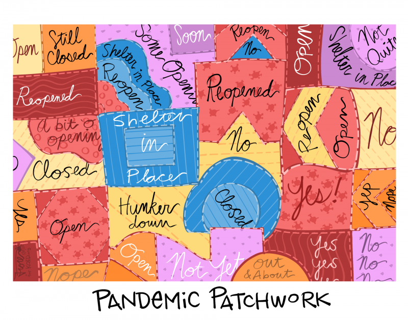 Pandemic Patchwork by Mark Fiore