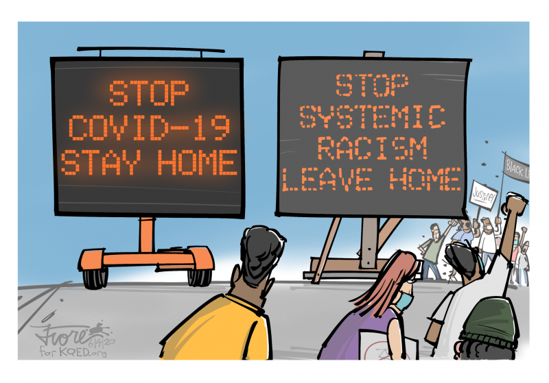 Stay Home Leave Home by Mark Fiore