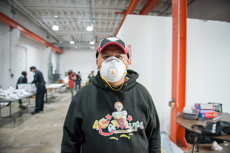 Roberto Hernandez, who organizes the San Francisco Carnaval, is using the volunteers, resources and sponsors that would normally go to the now cancelled event, towards getting food to those in the community who need it. 