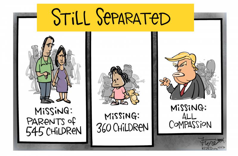 Cartoon: Still Separated and Missing by Mark Fiore