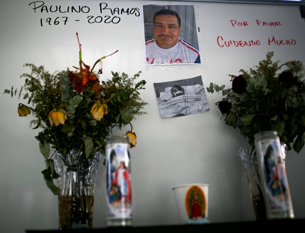 A memorial for Paulino Ramos