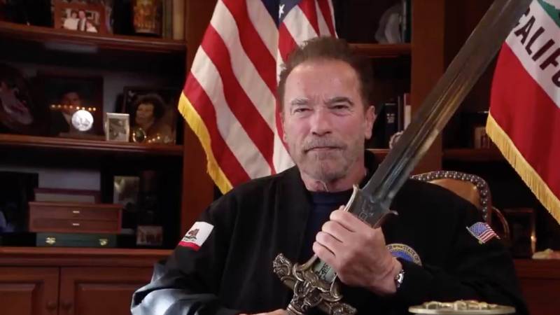 Arnold with Sword
