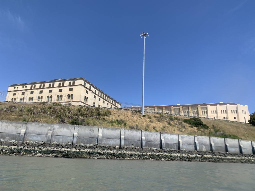 San Quentin seen from the San Francisco bay