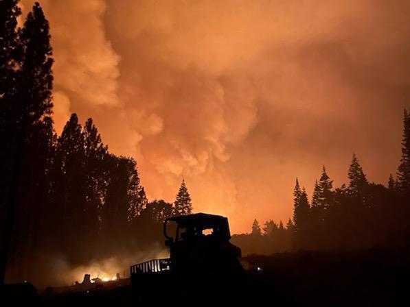 The Dixie Fire in Northern California is about the size of San Diego and has more than 5,800 workers on scene. It's the second-largest active fire in the country as of Saturday.