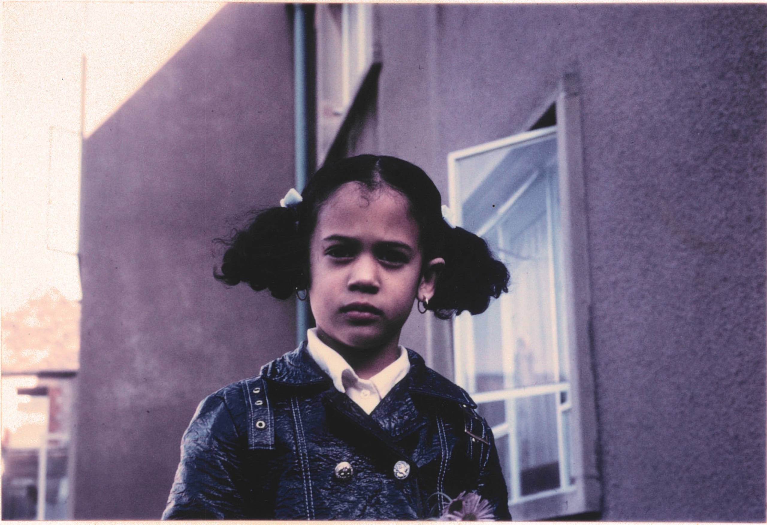 Kamala Harris as a little girl.