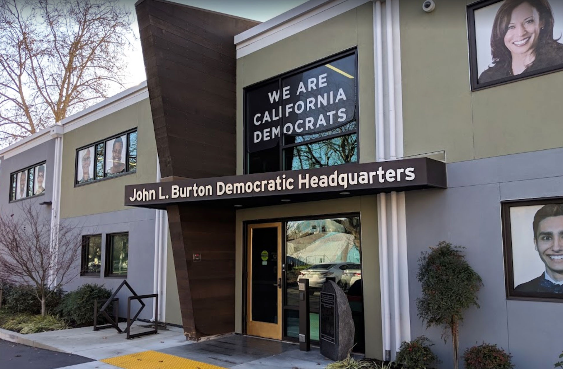 entrance of California Democratic Party headquarters