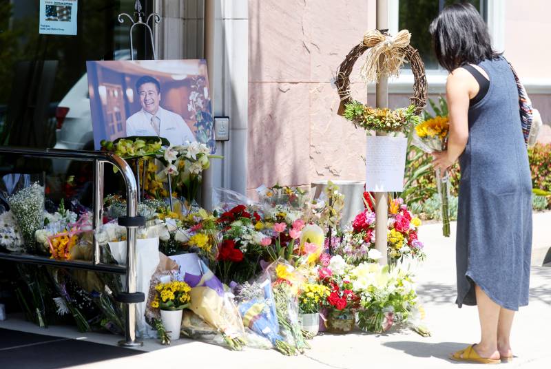 Memorial for doctor killed in church shooting in Orange County