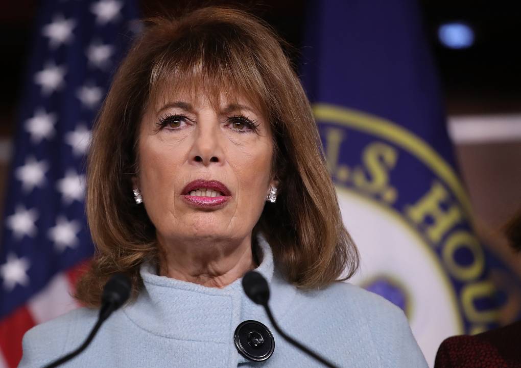 Image of Jackie Speier giving a speech in the House of Representatives