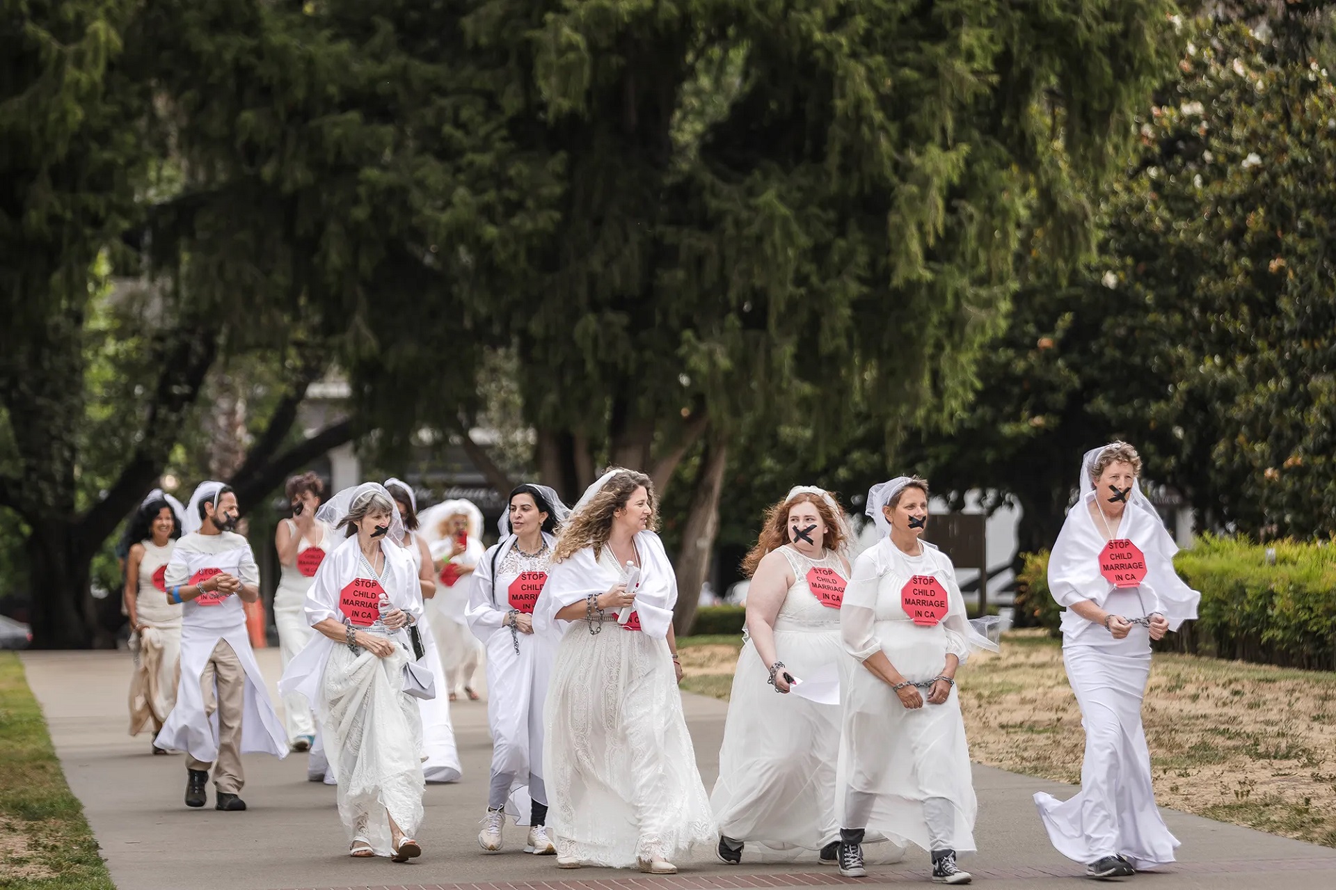 California Child Bride Survivors Protest to Outlaw Underage Marriage KQED