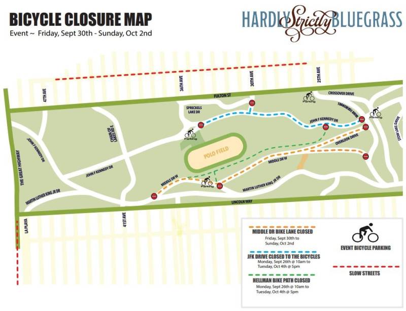 Map of HSB bike closures.