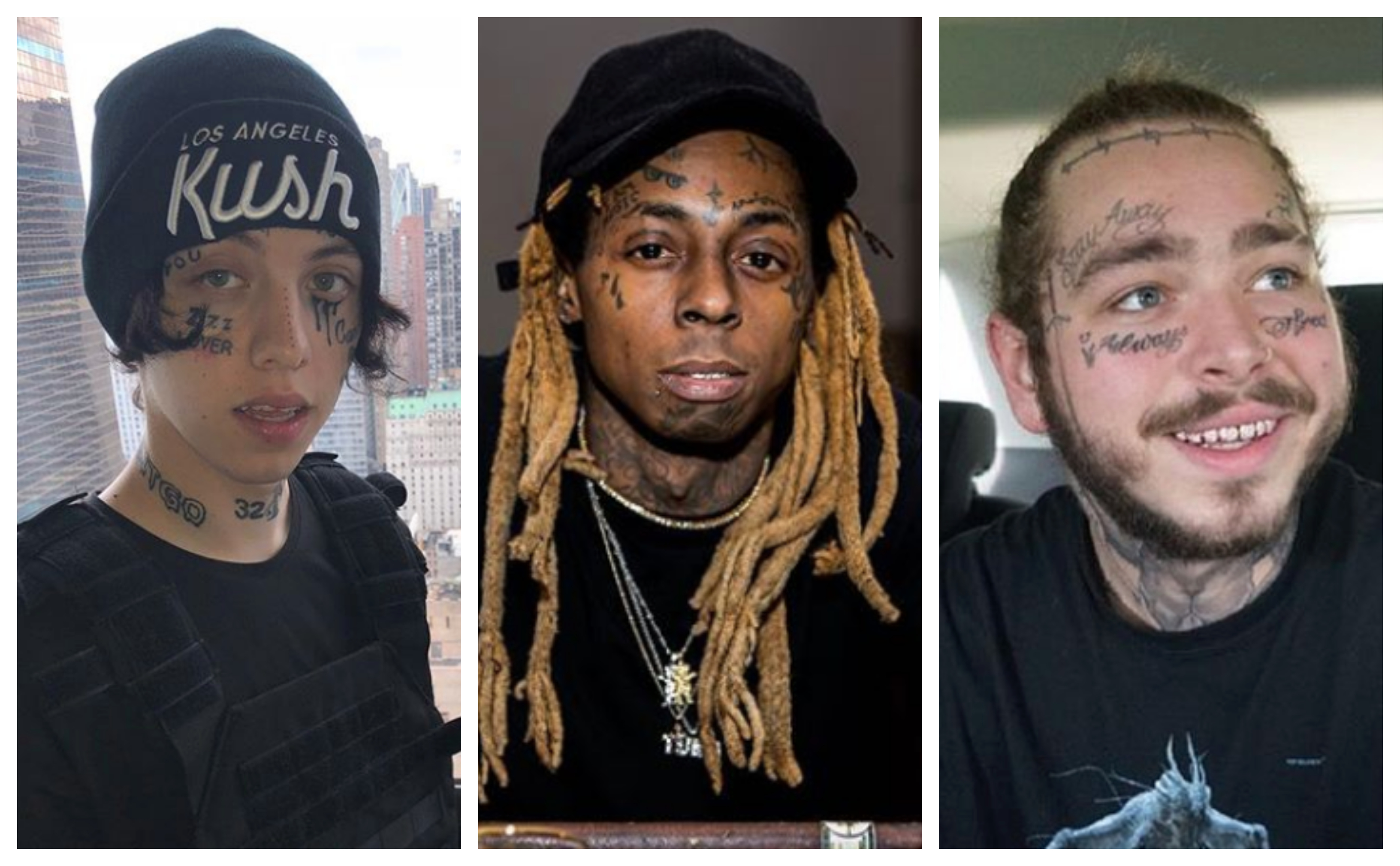 Kid who tattooed face to look like rapper 6ix9ine gets even more bold  inkings  Daily Star