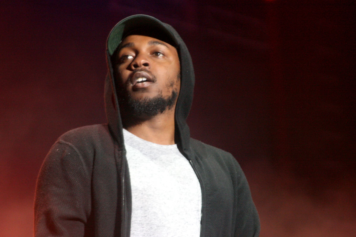 Kendrick Lamar performs at Outside Lands, Aug. 8, 2015.  Gabe Meline