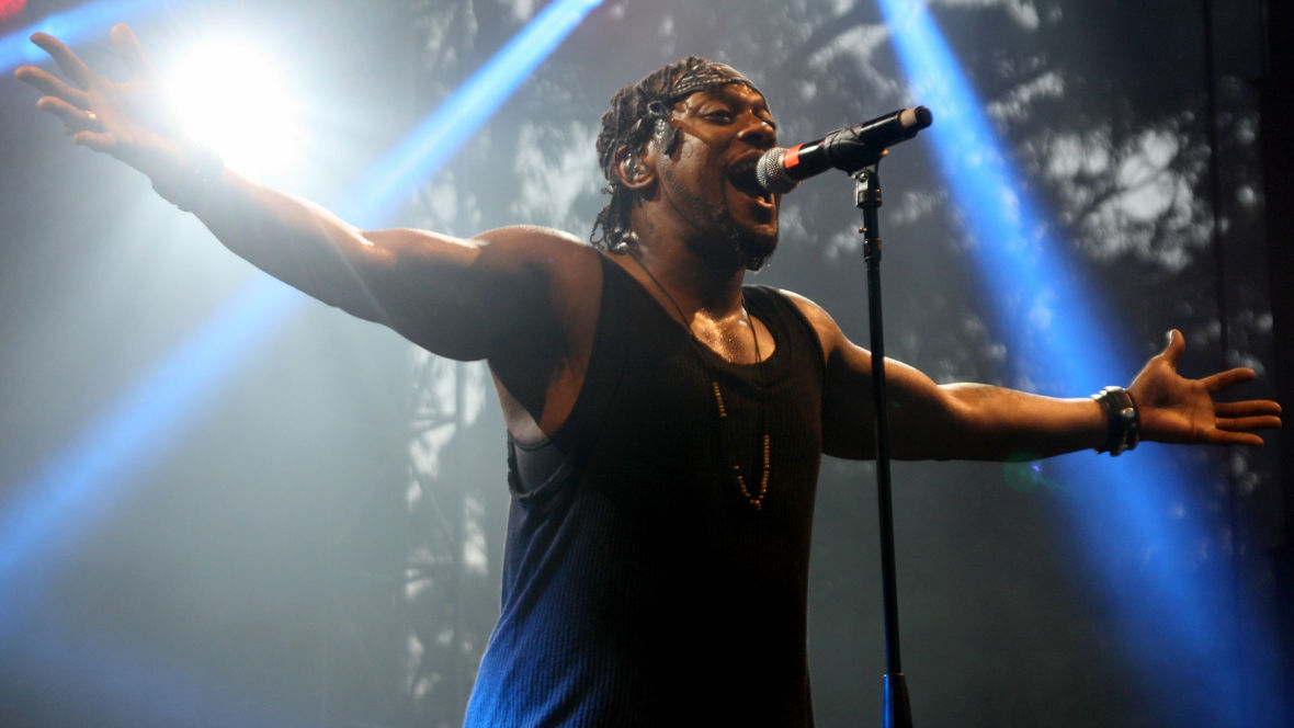 D'Angelo performs at the Outside Lands Festival, Aug. 7, 2015. (Photo: Gabe Meline/KQED)