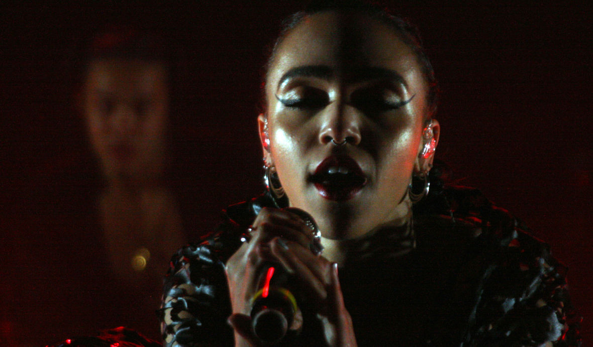 FKA Twigs performs at the Treasure Island Music Festival, Oct. 17, 2015. (Photo: Gabe Meline/KQED)