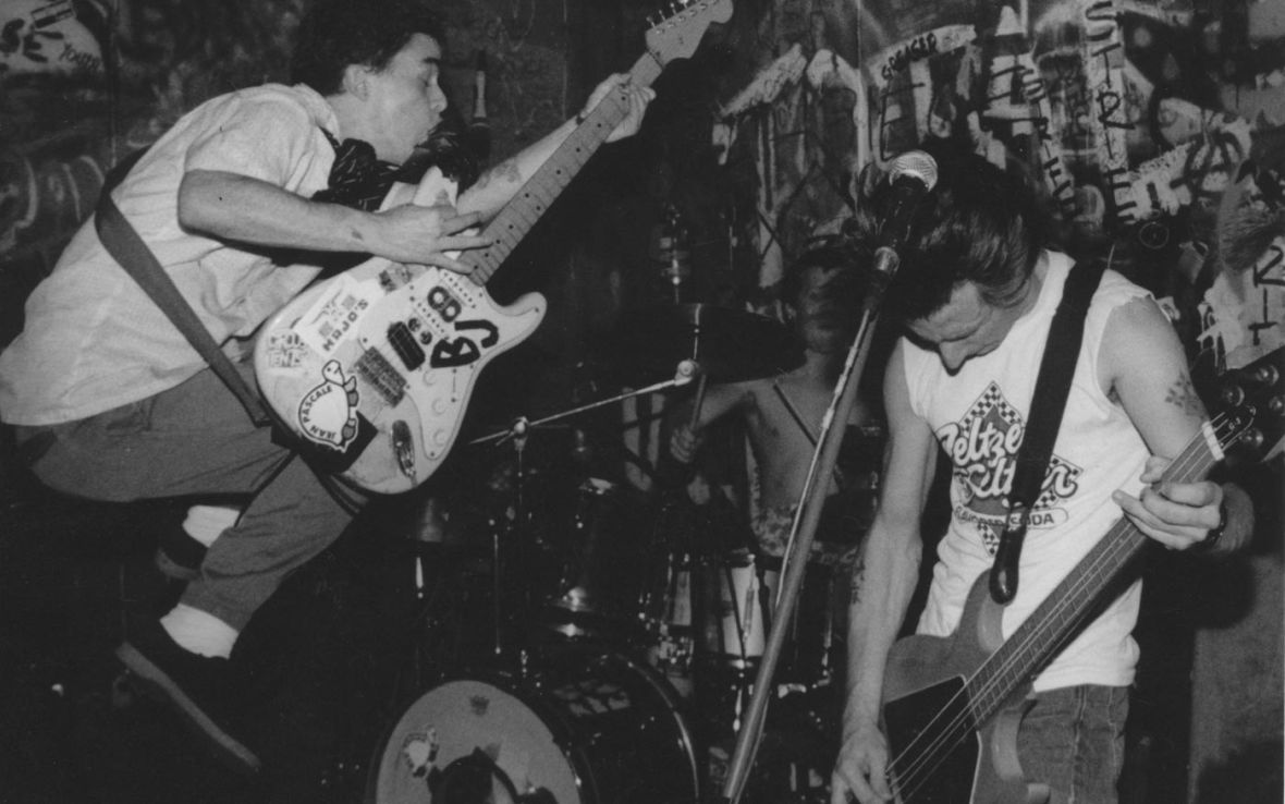 Green Day at 924 Gilman in the early 1990s. Murray Bowles