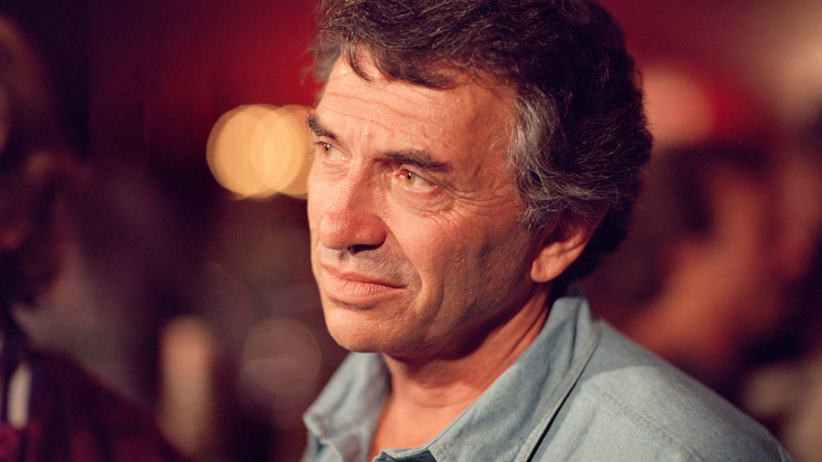 Bill Graham between takes during the filming of 'A '60s Reunion with Bill Graham: A Night at the Fillmore.' Fillmore Auditorium, San Francisco, 1986. Part of 'Bill Graham and the Rock &amp; Roll Revolution,' on view March 17–July 5, 2016 at the Contemporary Jewish Museum in San Francisco. Ken Friedman