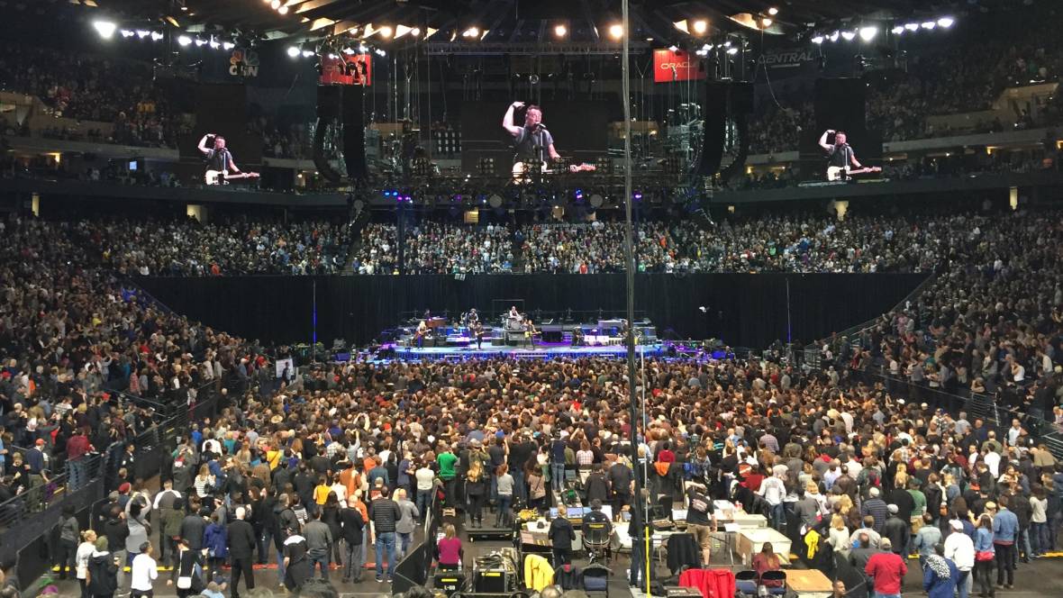 Bruce Springsteen's crowd at Oracle Arena, March 13, 2016. Gabe Meline