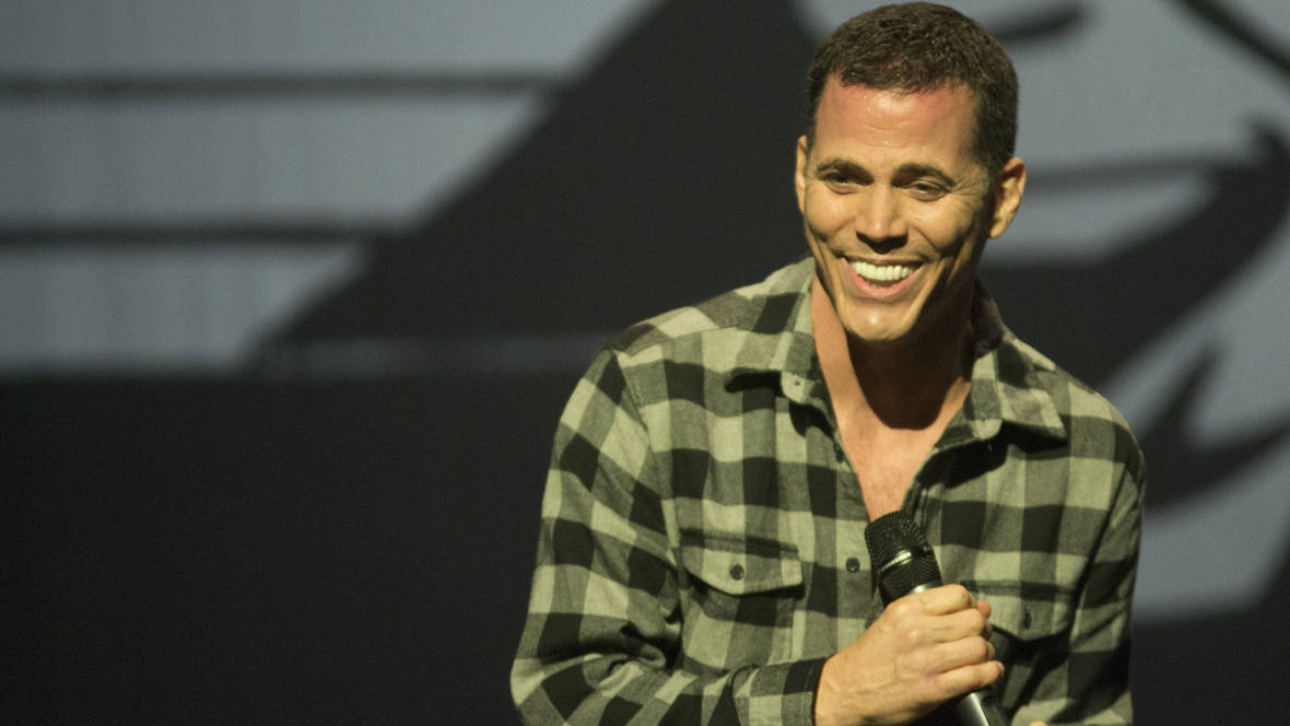 Comedian and stuntman Steve-O on stage recording his standup special, 'Guilty As Charged' Photo: Courtesy of Showtime