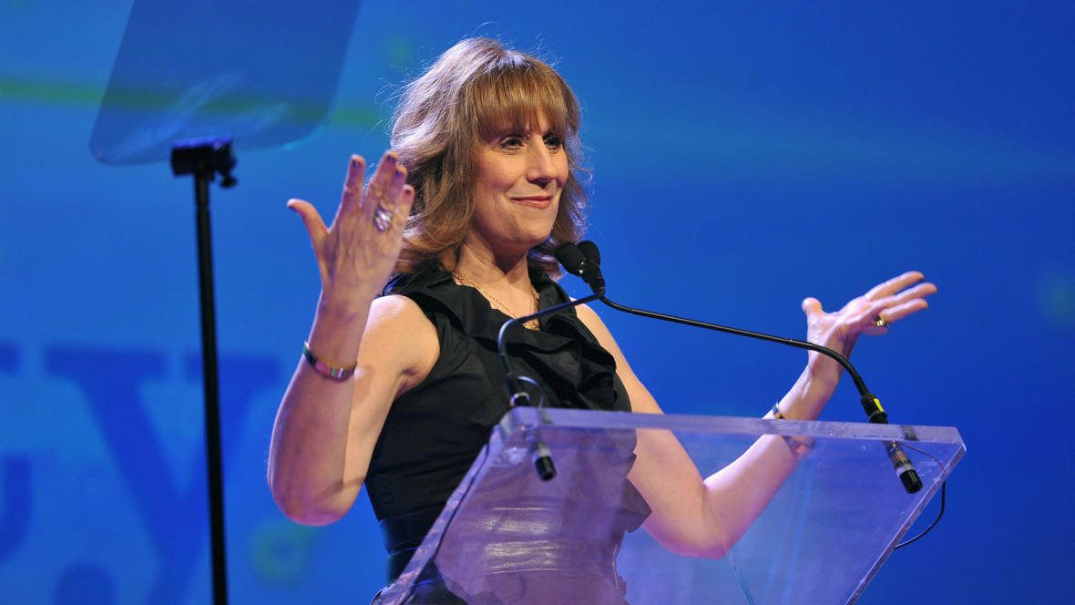 Lizz Winstead speaks onstage at the PFLAG National Straight For Equality Awards at Marriott Marquis Times Square  Photo: D Dipasupil/Getty Images for PFLAG