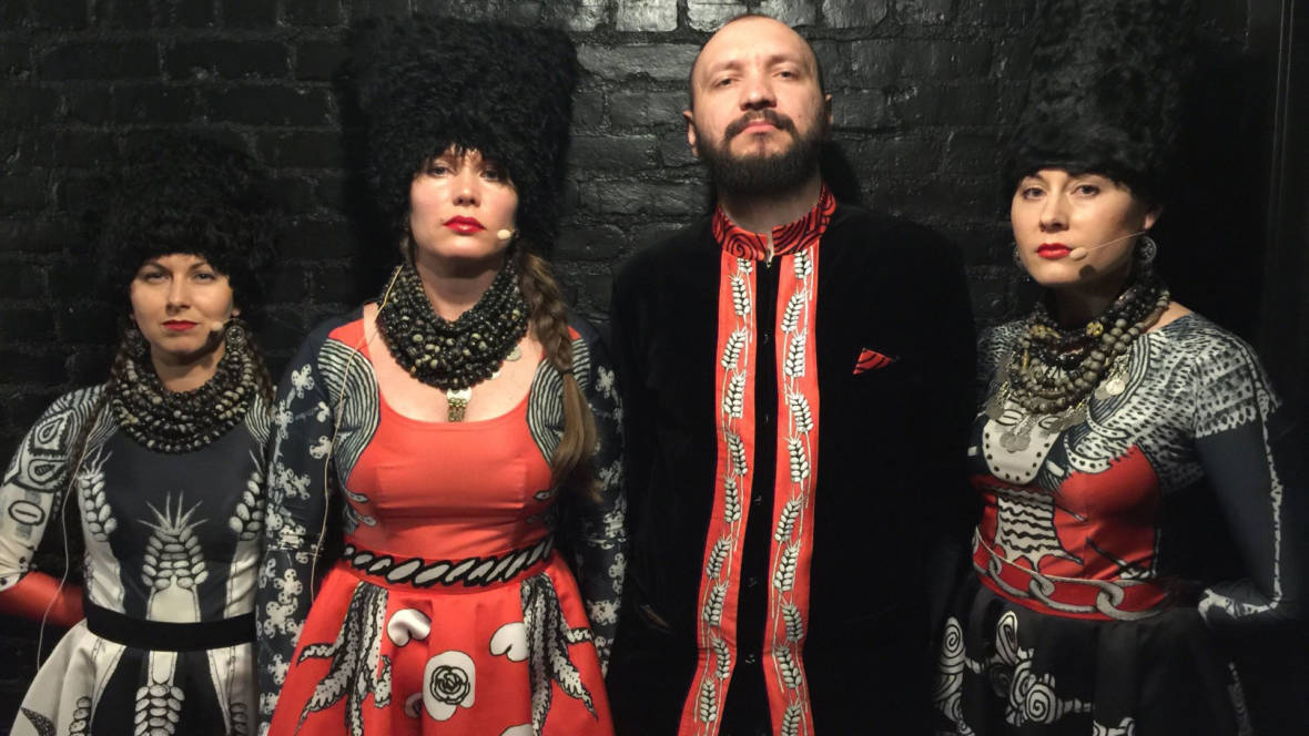 DakhaBrakha perform their score for classic Soviet silent film 'Earth' on Friday, Aug. 19, at the SFJAZZ Center. Photo: Bill Smith