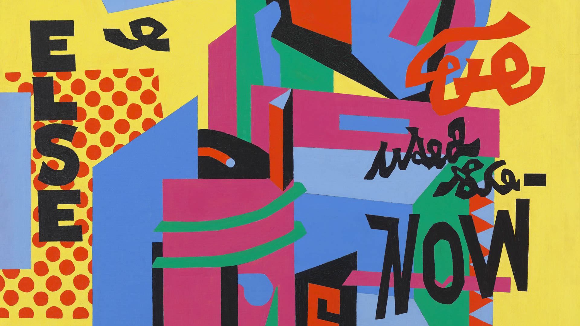 Stuart Davis, 'Owh! in Sao Pão' (detail), 1951. Courtesy of the Fine Arts Museums of San Francisco