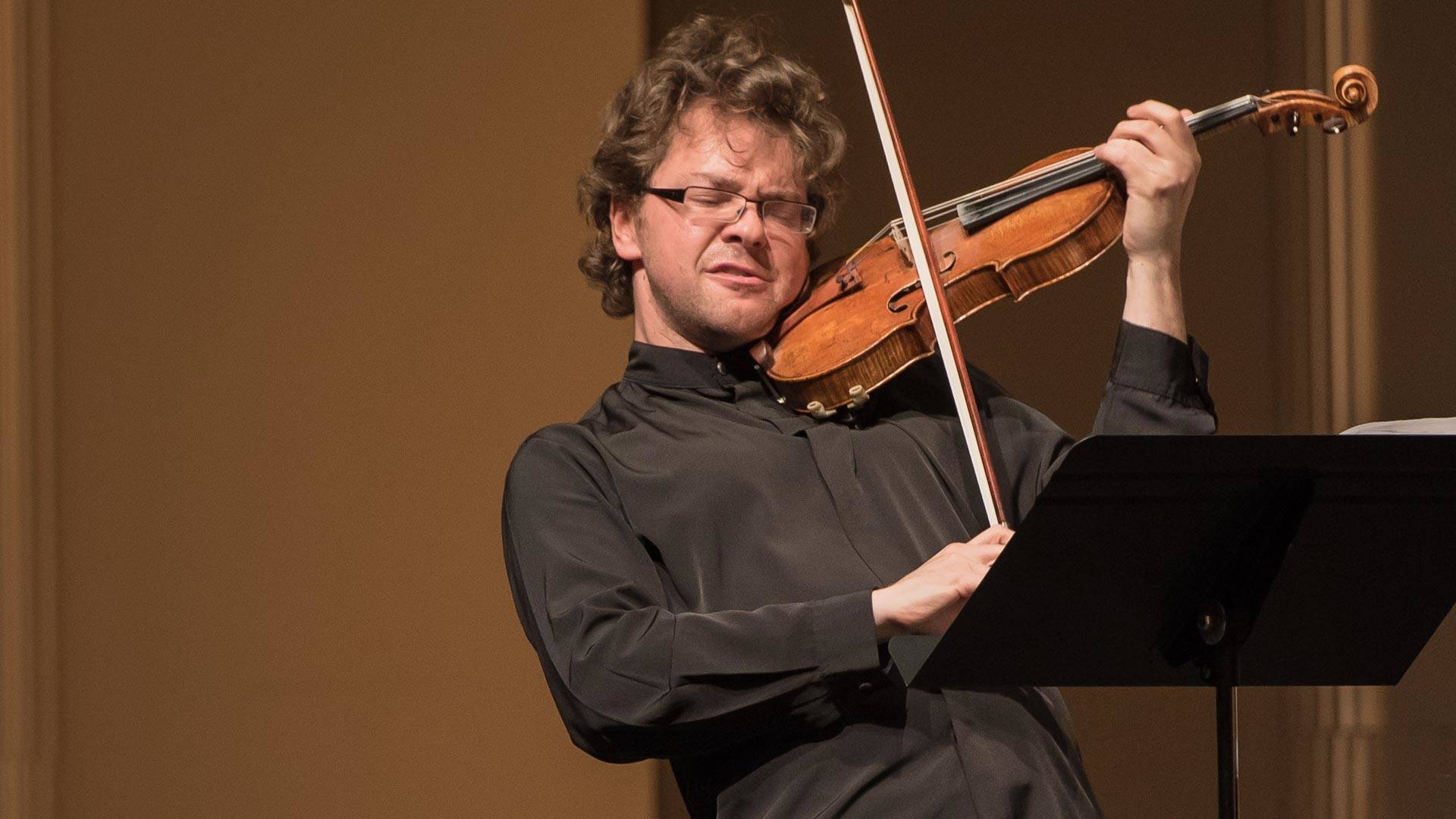 Alexander Sitkovetsky performs at 2016's Music@Menlo festival. Despite close proximity to Facebook and other tech giants, the chamber music festival's audience still skews older. Carlin Ma Photography