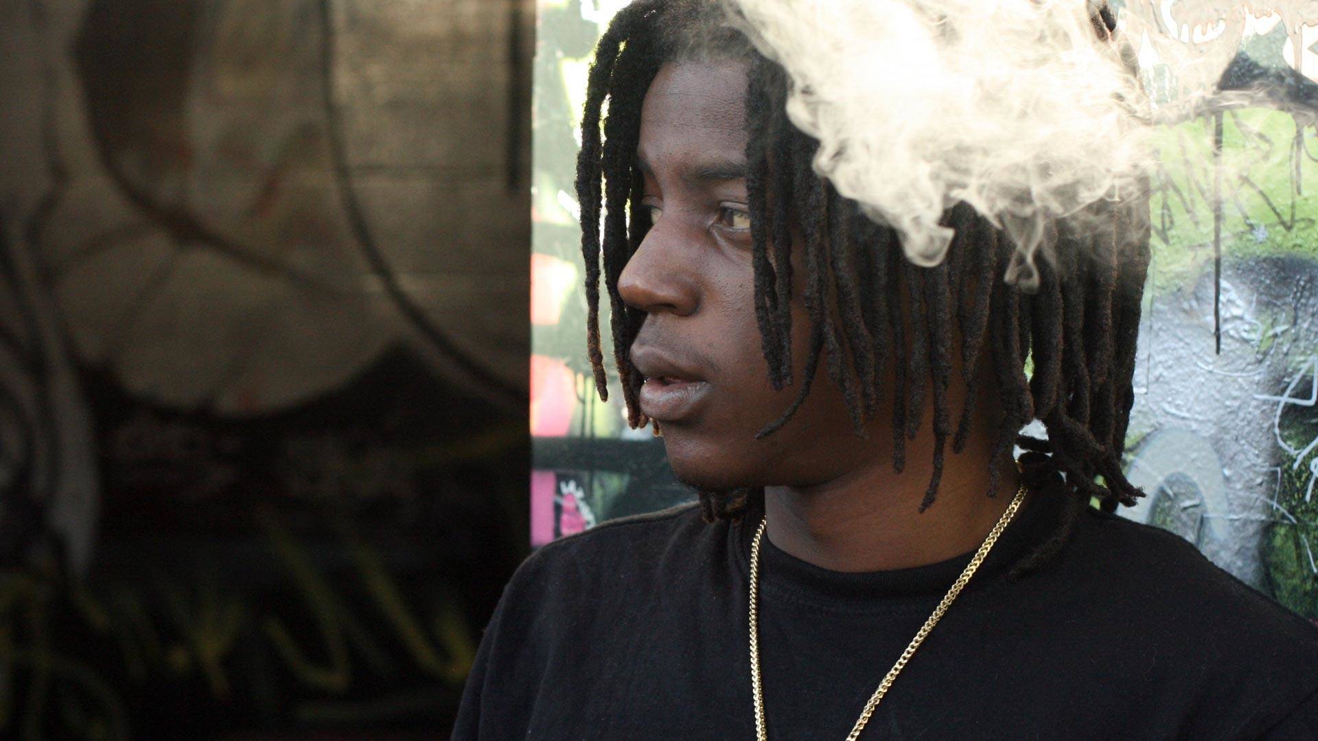 OMB Peezy has risen quickly in the Bay Area, but it may only be a matter of time before he moves back to the South. Gabe Meline/KQED