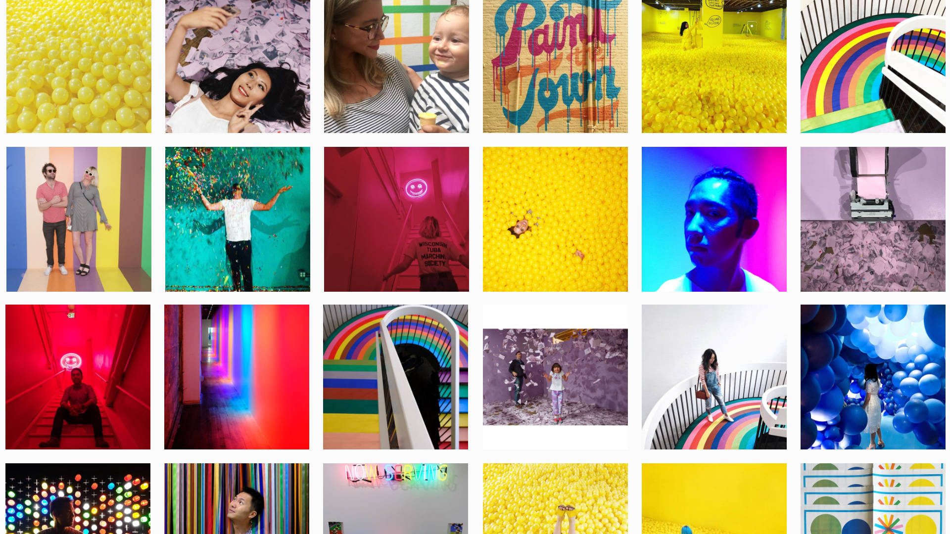 Public images tagged #colorfactoryco on Instagram. Courtesy of Instagram