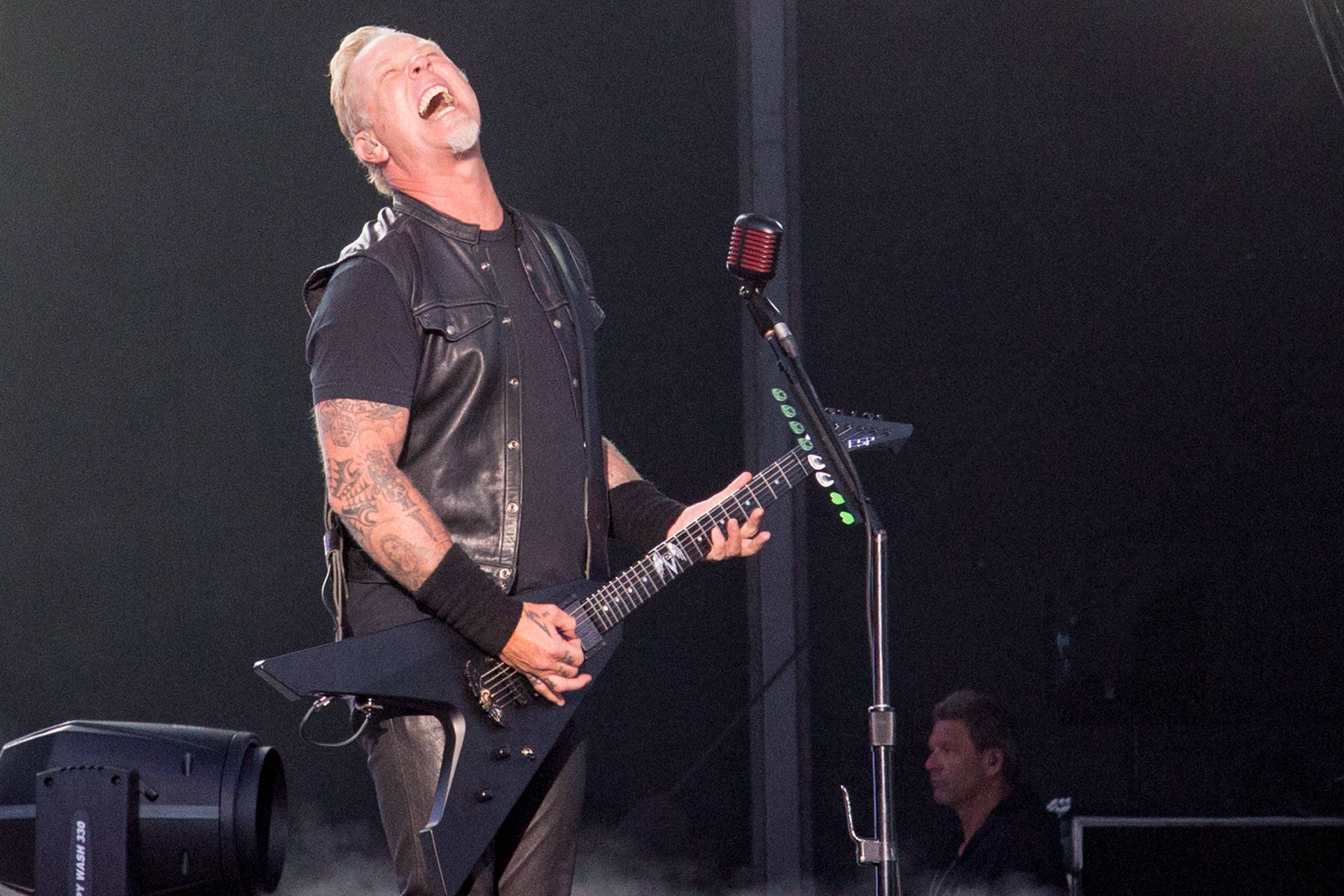 Metallica performs at the Outside Lands music festival in San Francisco, Aug. 12, 2017. Estefany Gonzalez