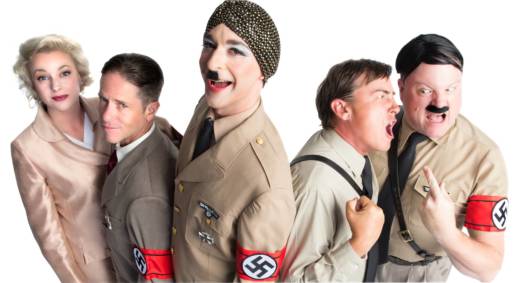 The cast of 'Hitler in the Green Room,' among the many plays at the San Francisco Fringe Festival