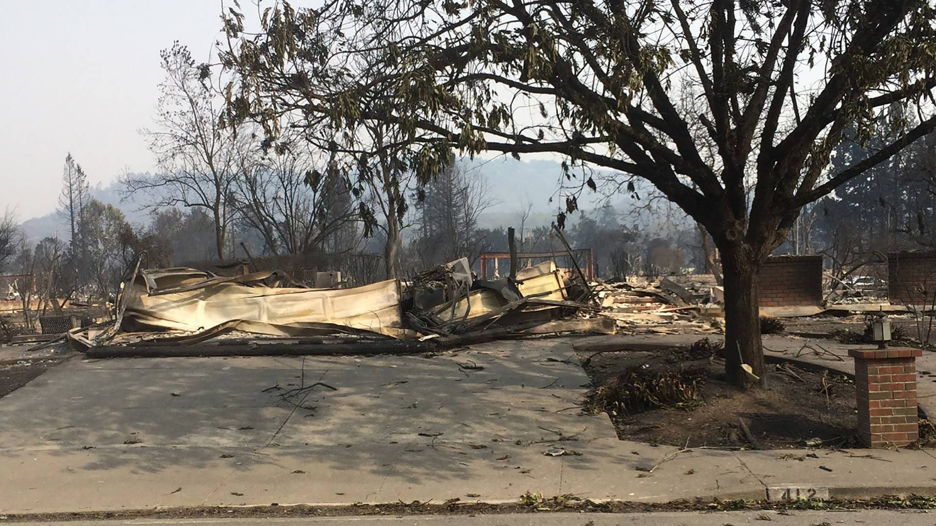 What's left of Music Junkie Press after the North Bay fires Courtesy of Marisol Richardson