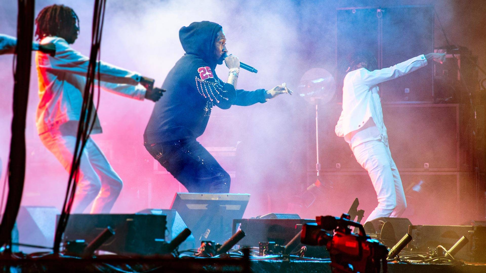 Future performs at Outside Lands music festival in San Francisco, Aug. 11, 2018. Estefany Gonzalez
