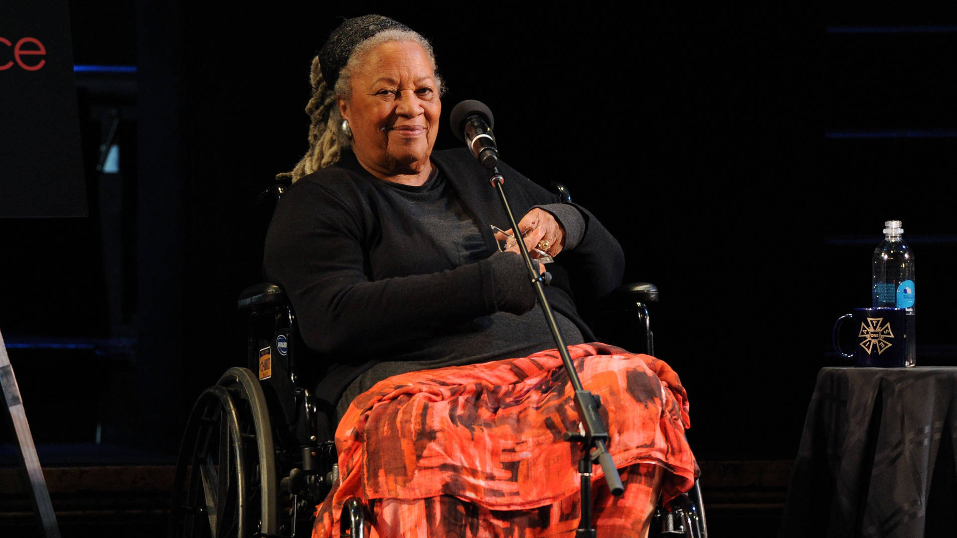 Toni Morrison attends Art &amp; Social Activism, a discussion on Broadway with Ta-Nehisi Coates, Toni Morrison and Sonia Sanchez on June 15, 2016 in New York City.  Craig Barritt/Getty Images for The Stella Adler Studio of Acting
