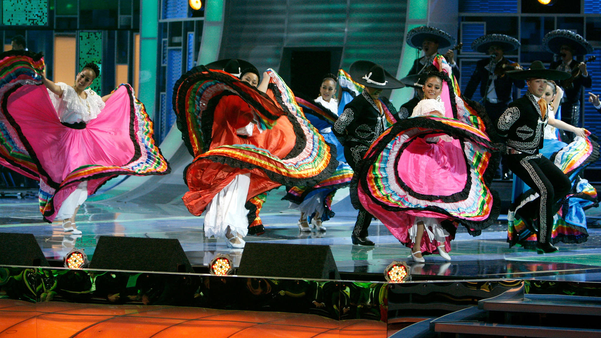 Mariachi Vargas perform onstage during the 9th annual Latin GRAMMY awards held at the Toyota Center on November 13, 2008 in Houston, Texas.   Kevin Winter/Getty Images