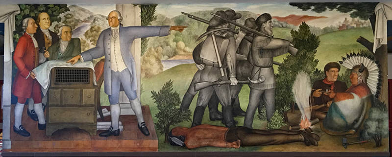 A WPA-era mural by Victor Arnautoff depicting slave ownership and Native American genocide is part of a new controversy at George Washington High School in San Francisco.