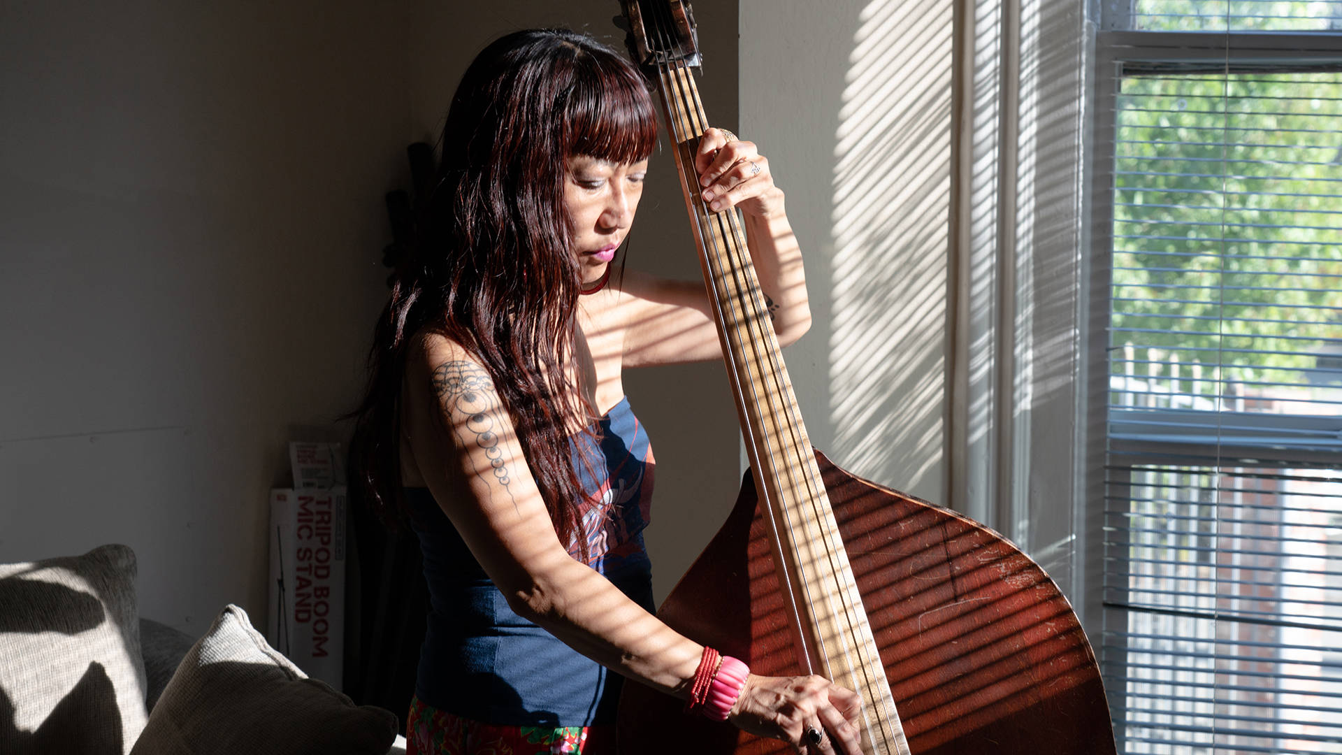Active in the Bay Area's jazz scene since 1999, Caroline Chung became bandleader to advocate for fair pay for herself and her players. Graham Holoch