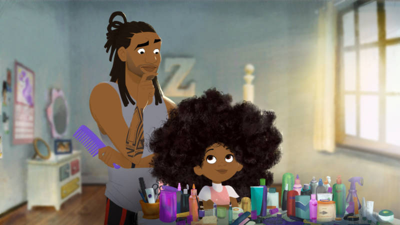 Hair Love' Uses Animation To Bring A Story Of Natural Hair In Black  Families To Life | KQED