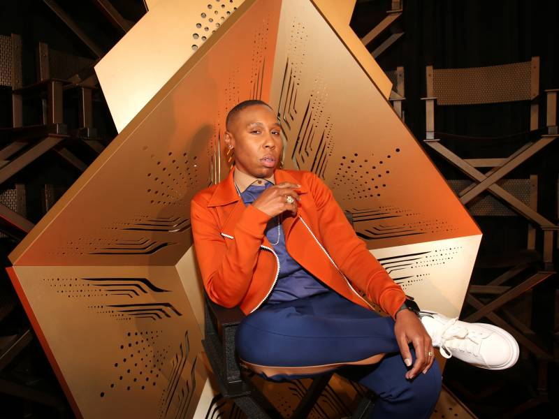 Lena Waithe attends the world premiere of 'Queen & Slim' in Hollywood.