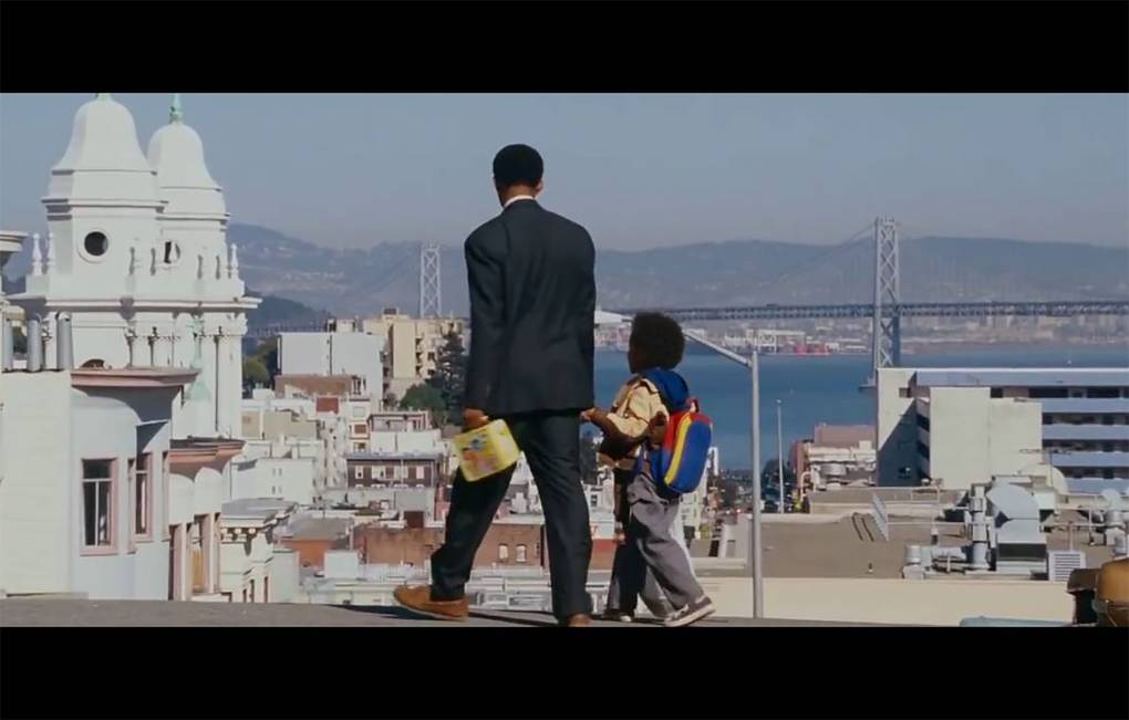 Will Smith and Jaden Smith in 'The Pursuit of Happyneess' (2006) -- but where are they? Columbia Pictures