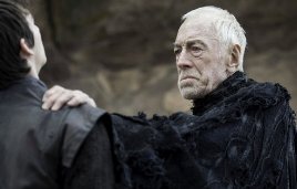 Von Sydow played the Three-Eyed Raven on 'Game of Thrones.'
